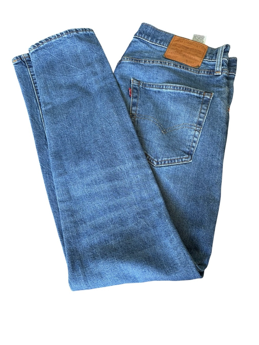 Levi's Men's Slim Straight Blue Denim Jeans